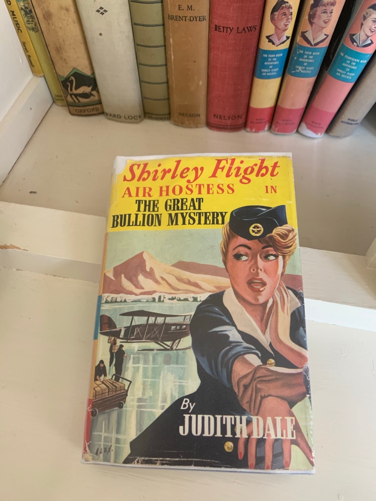 Hardback copy of Shirley Flight, Air Hostess in the Great Bullion Mystery