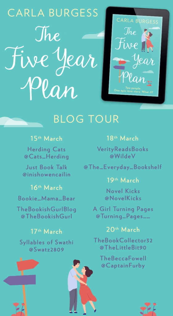 Five Year Plan blog tour banner
